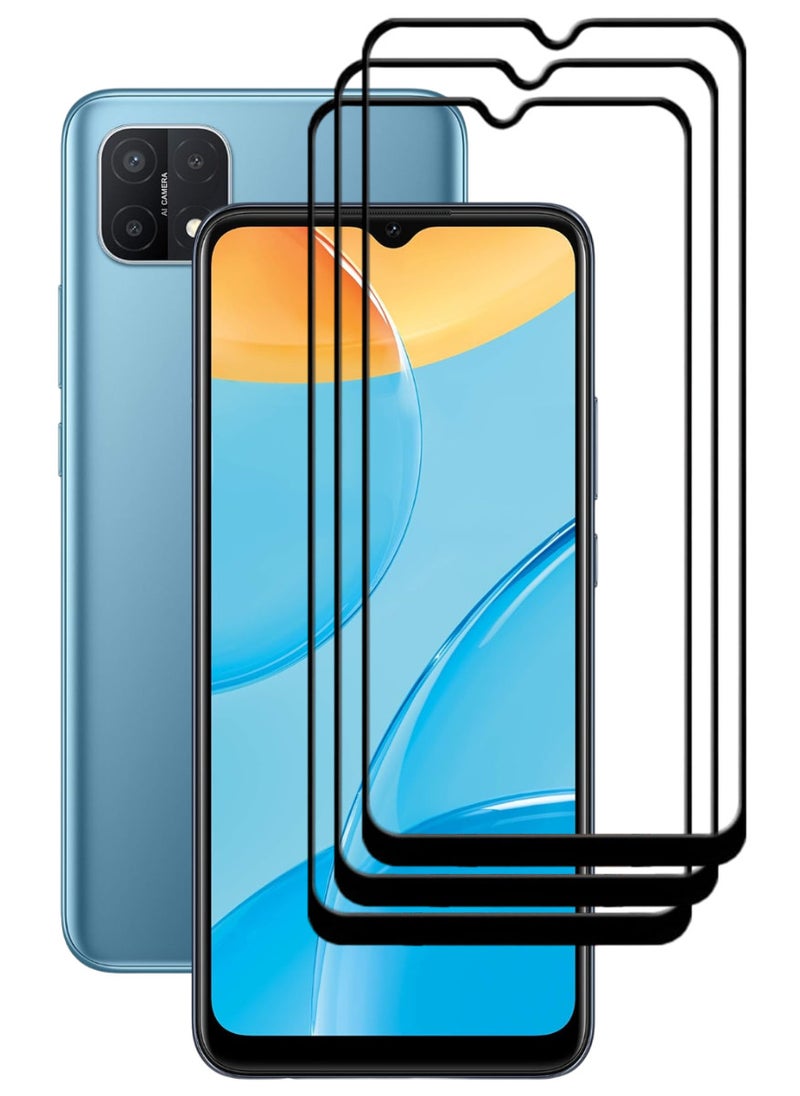 ACLIX 3 Pieces Antistatic ESD Dustproof Premium Quality High Definition Tempered Glass Screen Protector Designed For Oppo A15 - Image 1