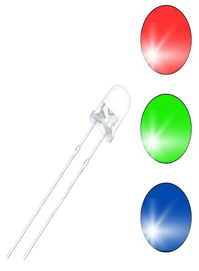 UNIVERSAL HUB Rgb Multicolor Slow Flashing Automatic Color Changing 5mm Led Pack of 100. - Image 3