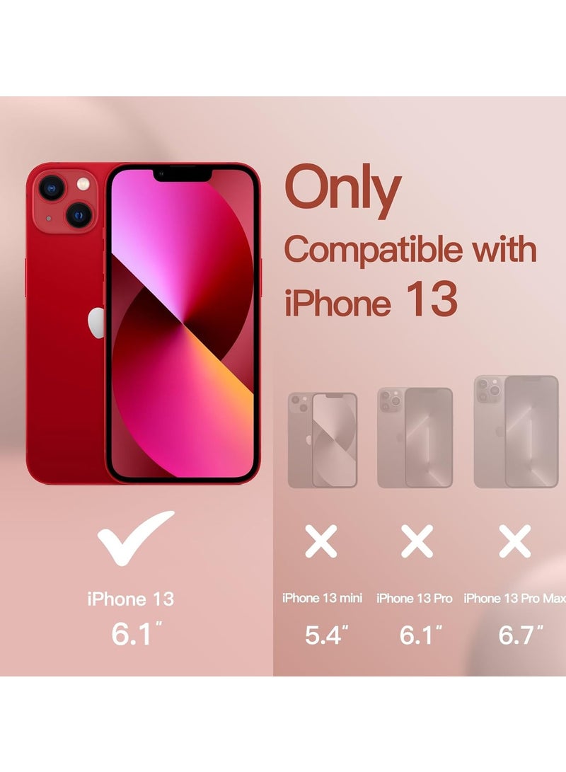 DUSALA iPhone 13 Case, Liquid Silicone Phone Case for iPhone 13 6.1 Inch, Colorful Silky-Soft Protective Cover (Red) - Image 2