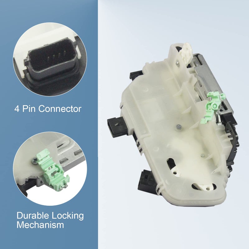 DICMIC Front Left Driver Side Door Lock Latch Actuator Compatible with 2011-2019 Ford Explorer 2009-2014 Ford F-150 2010-2014 Ford Mustang 2010-2014 Lincoln Mark LT Replace# 9L3Z5421813A - Image 4