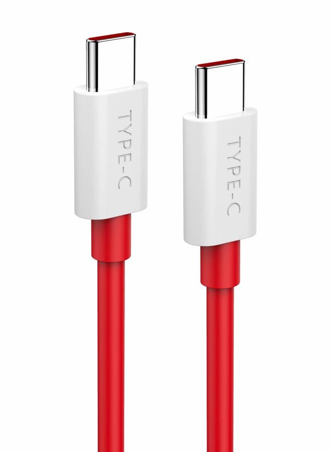 COOYA 65W Warp Charge Cable for OnePlus 9 Pro 8T Charging Cable USB C to USB C Cable Compatible for MacBook Air MacBook Pro 13 Inch 2020, 6.6FT Super Fast Charging Cord for Samsung S21 Ultra 5G S20 FE - Image 1