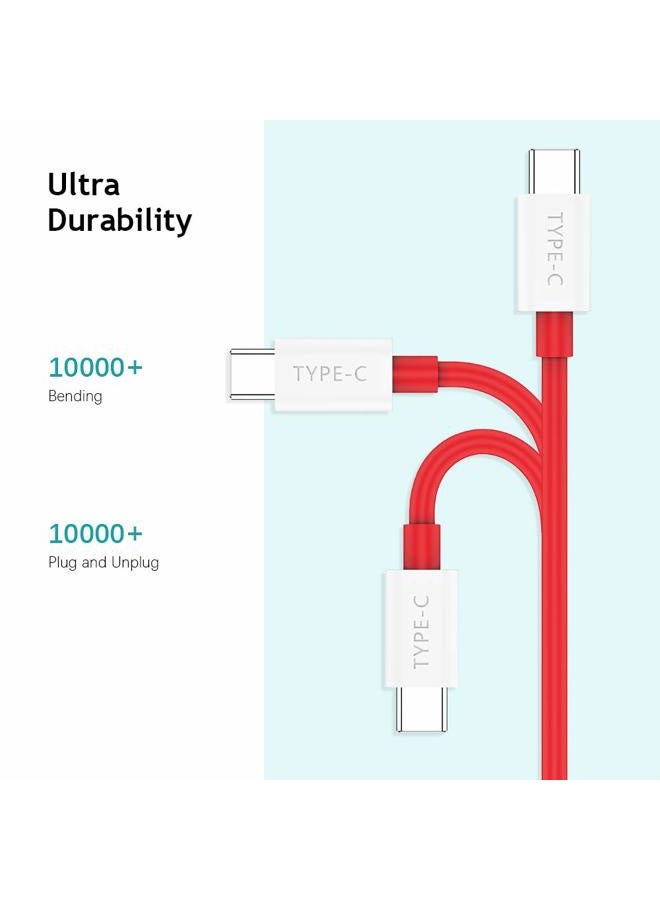COOYA 65W Warp Charge Cable for OnePlus 9 Pro 8T Charging Cable USB C to USB C Cable Compatible for MacBook Air MacBook Pro 13 Inch 2020, 6.6FT Super Fast Charging Cord for Samsung S21 Ultra 5G S20 FE - Image 4