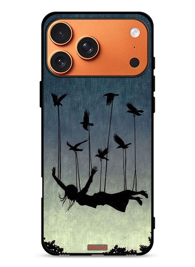 Tolwak Apple iPhone 17 Pro Max Protective Case Cover Birds Holding Fallen Girl - Image 1