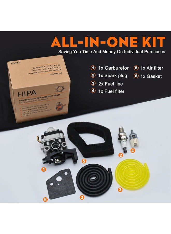 Hipa GX35 Carburetor For Honda FG110 Tiller GX35 GX35NT 4 Stroke Engine HHT35S Trimmer Replace 16100-Z0Z-815 16100-Z0Z-034 With 17211-Z0Z-000 Air Filter - Image 4