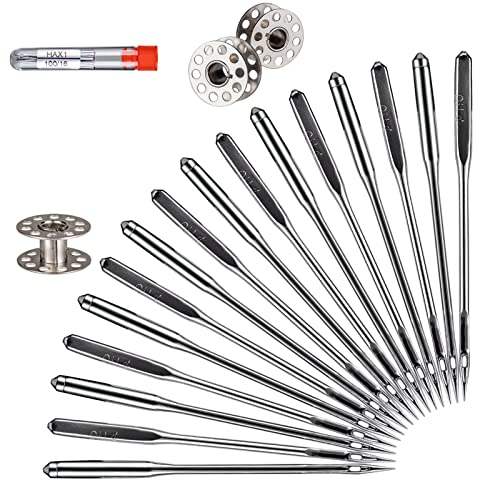 kidoom Sewing Machine Needles, 10 PCS Universal Sewing Machine Needle, Compatible with Singer, Brother, Janome, Varmax, Size HAX1 100/16 - Image 1