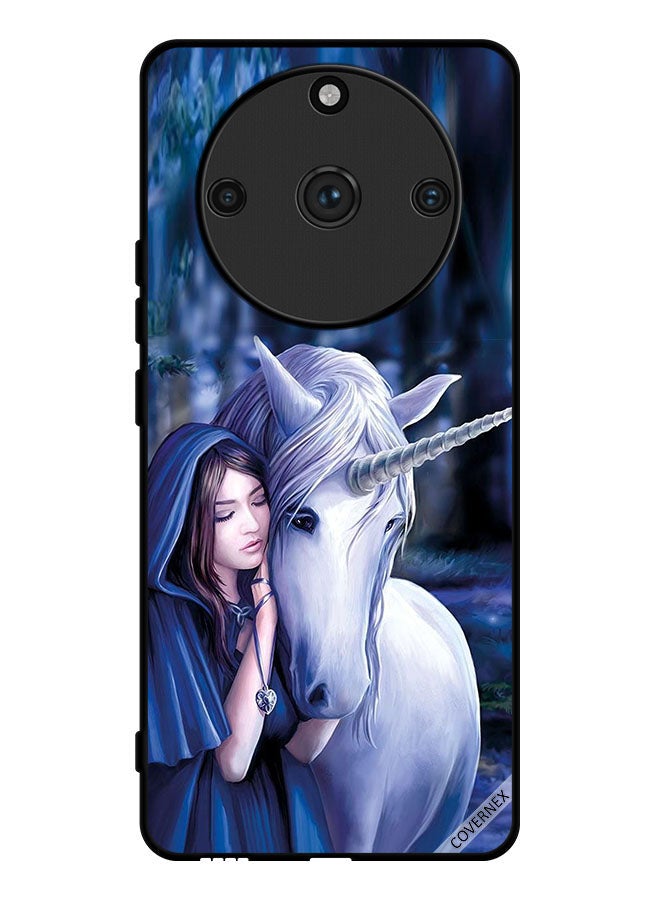 Covernex Protective Case Cover For Realme 11 Pro Plus Girl Love Unicorn - Image 1