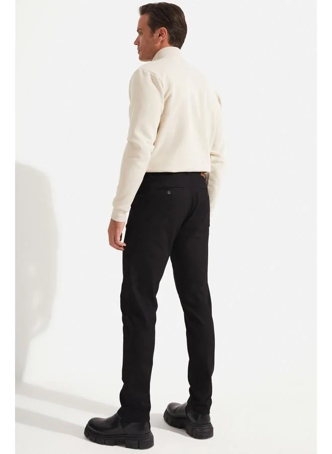 جون June Men's Textured Trousers Black