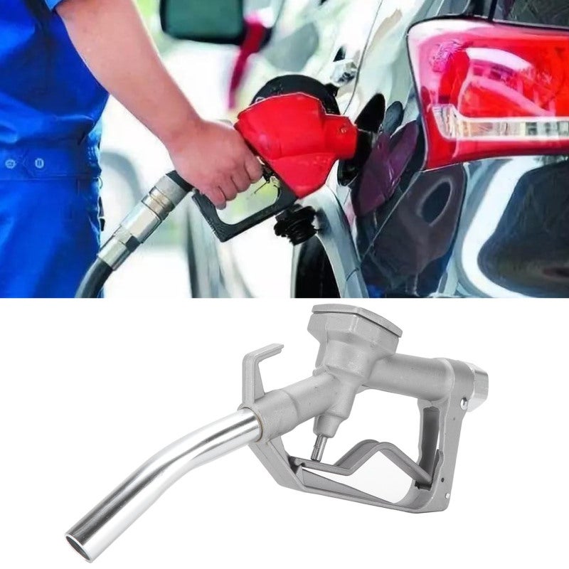 Manual Fueling Nozzle 90L/Min Aluminum Alloy - Double-Gear Auto Lock 360° Rotating Interface Fueling Nozzle for Automotive Liquid Refueling & Oil Dispensing - Image 2