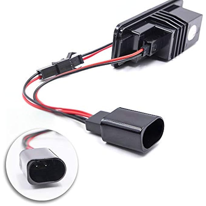 Mingrui test 2Pcs Led License Plate Lights Number Lamp For Mk5 Gti Mk6 Mk7 Golf 5 Glof 6 Golf 7 New Beetle Passat Cc Rabbit Eos Phaeton Polo Lupo Powered By Xenon White Led With CanBus Error Free - Image 4