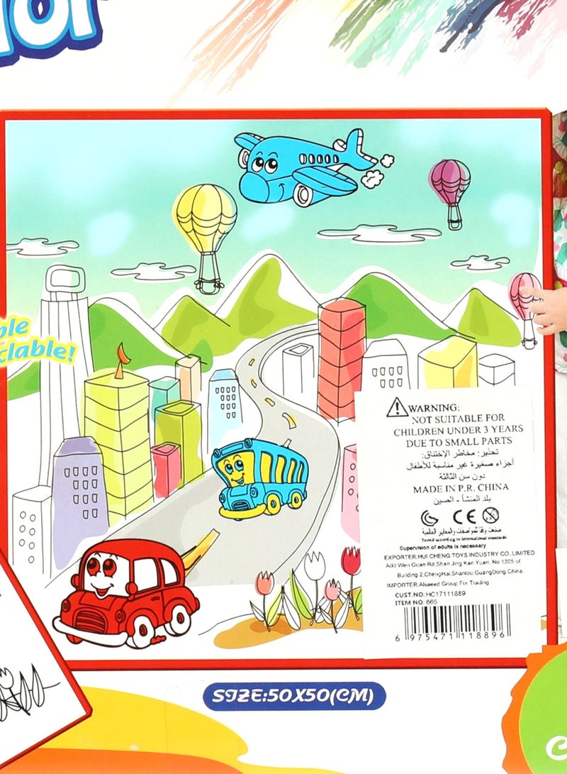 RONG FA Painting Mat With 6 Pens - Image 3