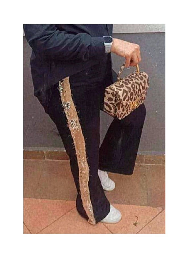 Charleston style pants Side sequins suitable for weight 80 kg - Image 2