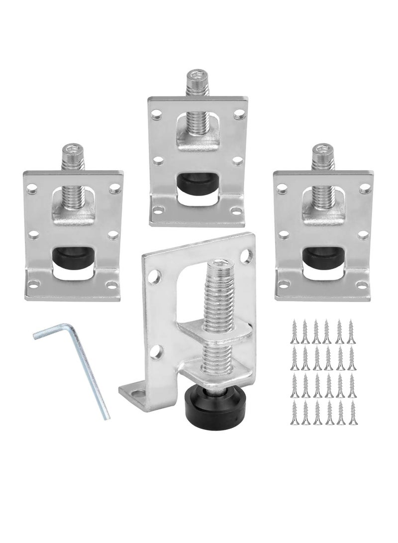 Excefore Heavy Duty Adjustable Furniture Leveler Feet, 4 Pcs Heavy Duty Leveling Feet, M10 Furniture Leveling Legs for Tables, Shelving Units, Cabinets, Workbench - Image 1
