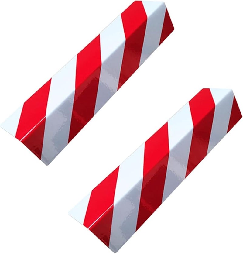 Red White Self Adhesive Wall Edge Protector Foam With Reflective Tape 40x15x1 5cm - Image 1