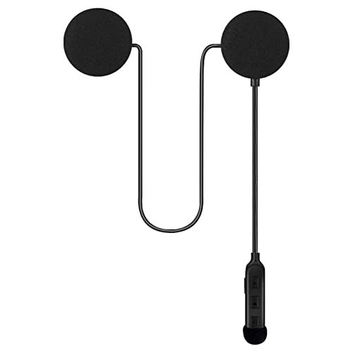 JZAQ Universal Wireless Motorcycle Helmet Bluetooth On Ear Headset,Hands-Free,Music Call Control,Automatic Call Answering,Waterproof Bluetooth 5.0 Intercom Communication System with 50hrs Playing Time - Image 1