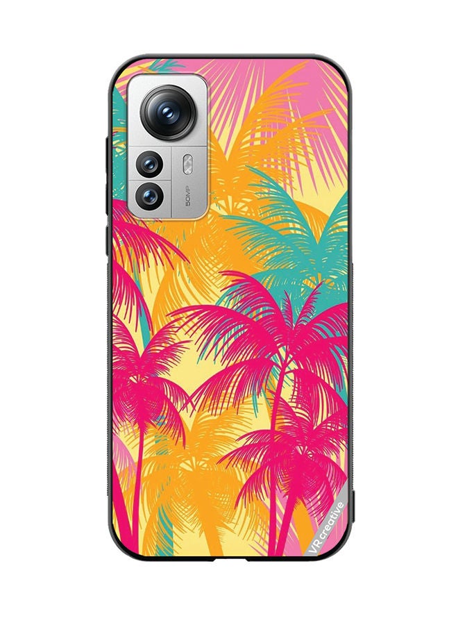 VR CREATIVE Protective Case Cover For Xiaomi 12X Colourfull Tree Design Multicolour - Image 1