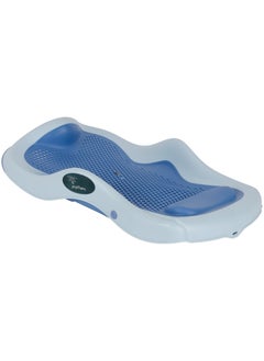 BABY PLUS Portable Baby Bath Tub Seat with Anti-Slip Edges | Hanging Shower Bath Tub with Comfort Design | Secure Baby Bather for Newborns and Infants, 0-12 Months, BLUE  - Image 3