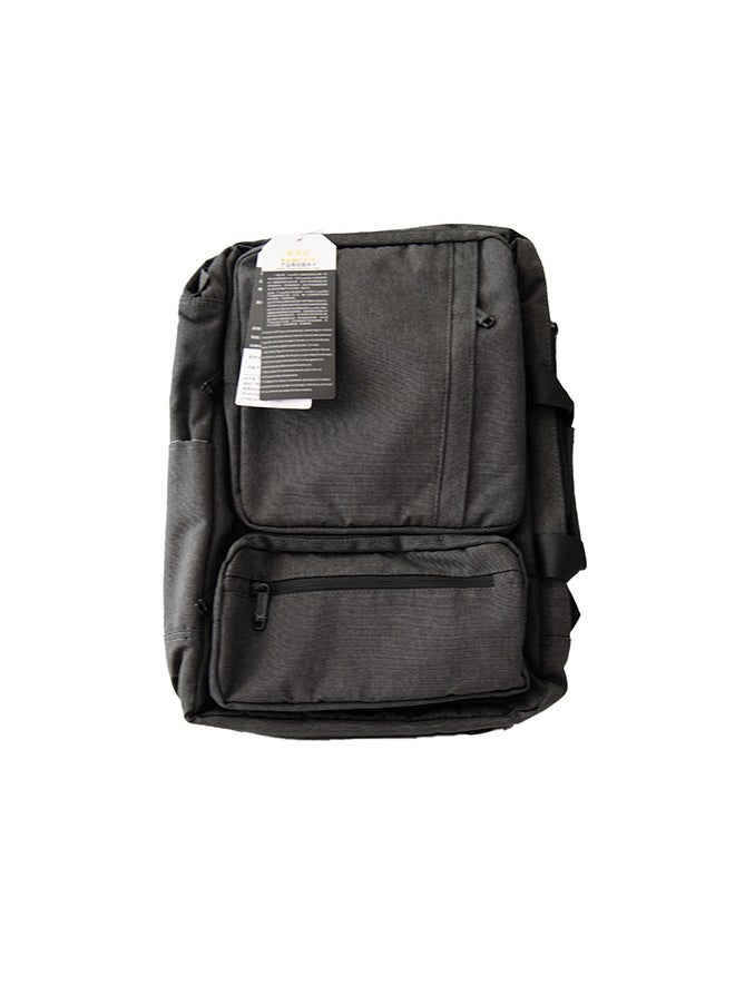 Taimi - Computer Bags for Laptops Outdoor Waterproof Travel Backpack Men Women Durable Canvas Large-capacity Package Youth Hiking Back Pack Riding Rucksack BLACK - Image 1