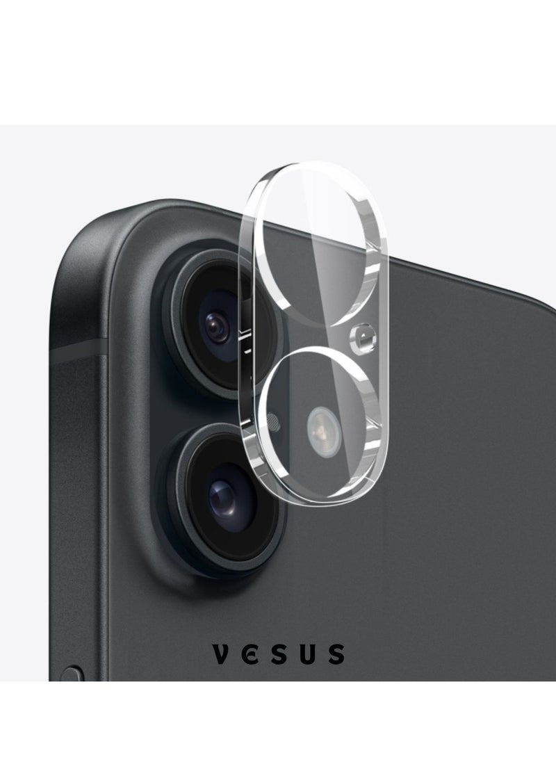 vesus For iphone 16 Case,Clear Cover with 1Pcs Screen Protector 1Pcs Lens Protector,Cleaning Kit,Shockproof Case Military Grade Protection Bumper Case Cover for iPhone 16 (Transparent)  - Image 2