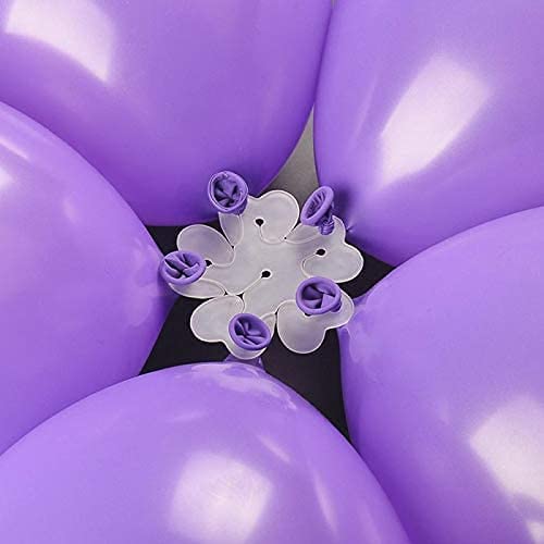 SOI Portable Reusable Flower Shape Balloon Clips Holder for Wedding Event Decorations Birthday Party Decoration Supplies (Pack of 6) - Image 5