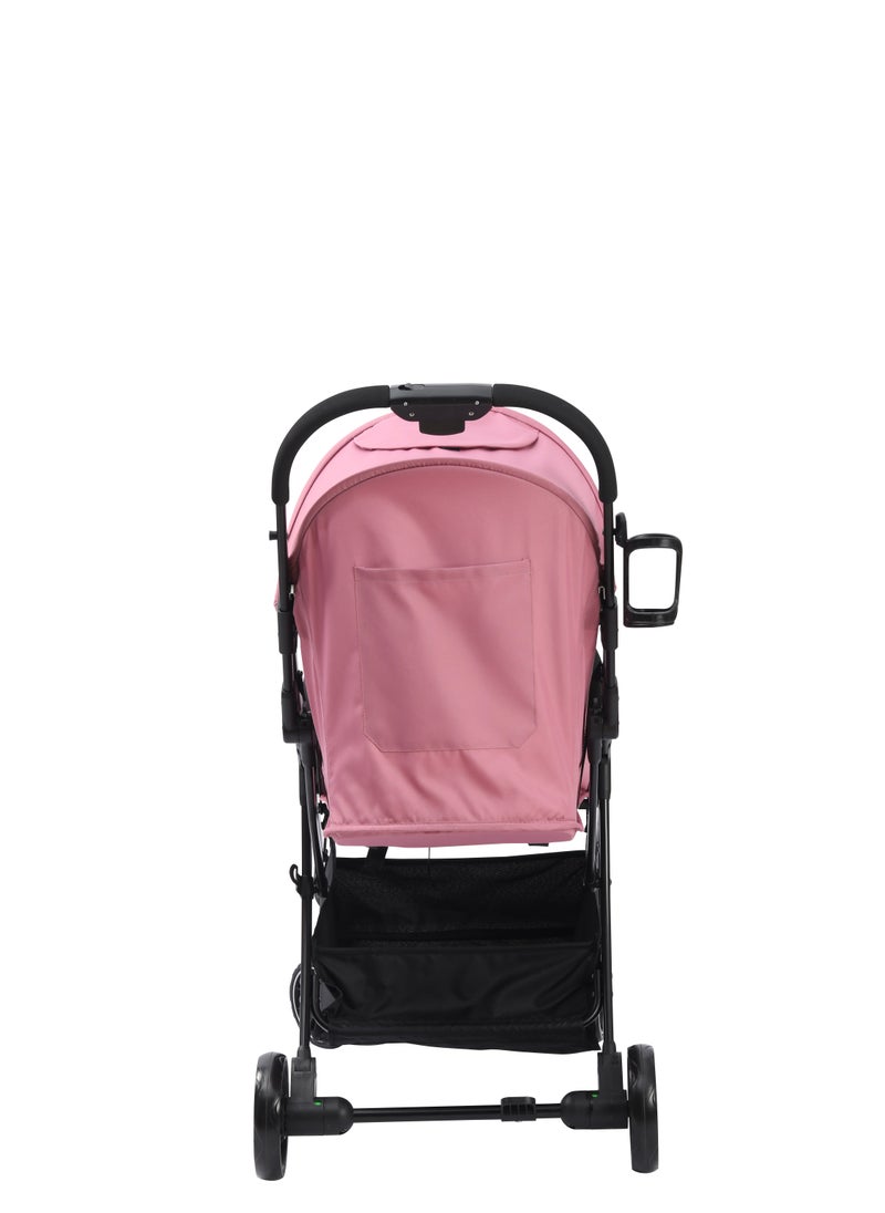 Hababy Premiun Cabin Stroller - Pink - Y1P  - Image 4