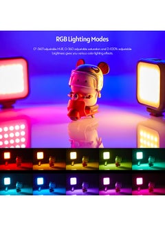 Godox LITEMONS LED6R RGB LED Video Light Rechargeable Mini Fill-in Light 3200K-6500K Dimmable 13 Lighting Effects Support Magnetic Adsorption with 3 Cold Shoe Mounts  - Image 5