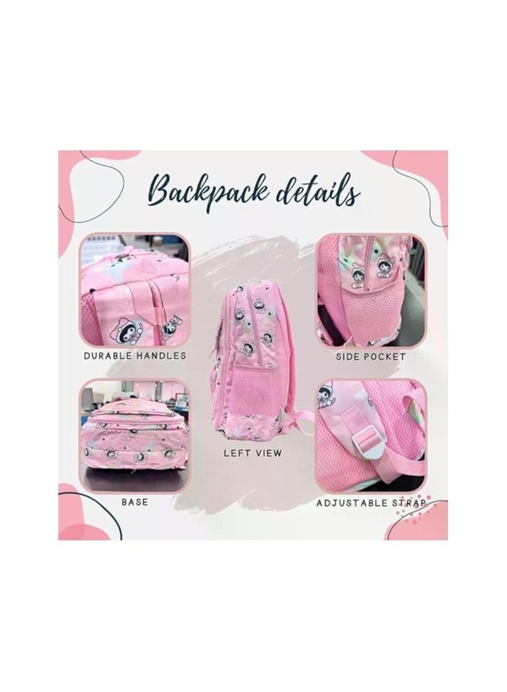 حقيبة ظهر أنيقة للسفر، مناسبة للنساء والرجال والأولاد والبنات، مزودة بأقسام متعددة، مثالية للمرحلة الابتدائية والجامعية، حقيبة ظهر متينة مقاومة للماء - Image 2