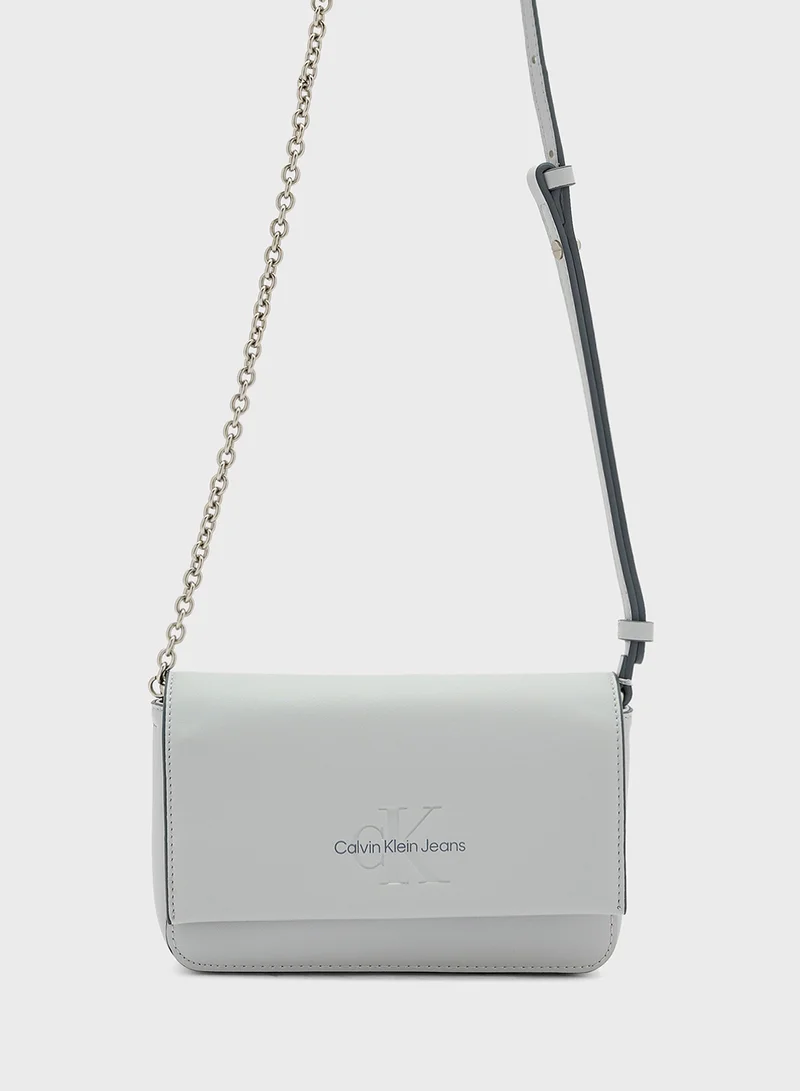 Calvin Klein Jeans Sculpted Ew Flap Phone Crossbody