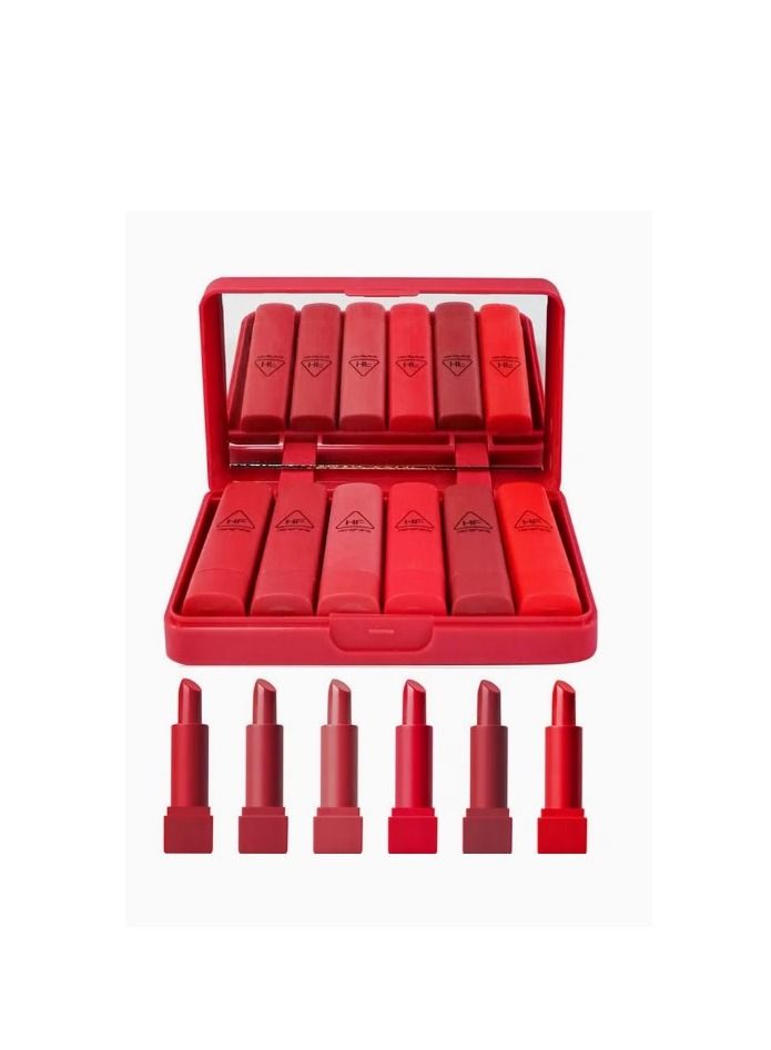 Heng Fang 6-Piece HengFang Red Series Lipstick Set Multicolour - Image 2