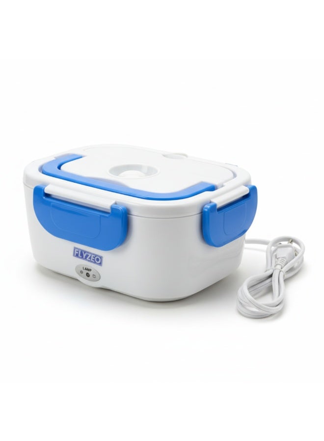FLYZEO Electric Lunch Box 1.05L | Portable Food Warmer with Plug for Office, Home & Travel | Dual Heating & Keep Warm Function | PTC Energy-Saving Technology | Odor-Free, Heat-Resistant & Leakproof Design - Image 1