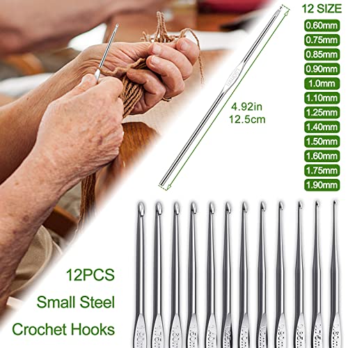 Coopay 58 Piece Crochet Kit with Yarn and Knitting Accessories Set, Cute Knitting Kit for Beginners Include Soft Grip Crochet Hooks, Lace Crochet Needles, Crochet Yarn Balls, Cable Needles & More - Image 4