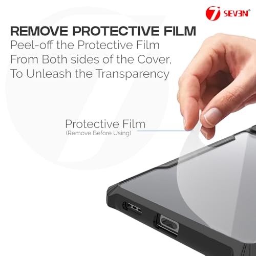 7-Seven 7SEVEN® Ipacky Back Cover for IQOO 13 5G Mobile Back Case Shock Proof Design Camera Edges Protection Crystal Clear Phone Case Precise Cutouts Matte Black Soft Bumper Phone Cover - Image 5