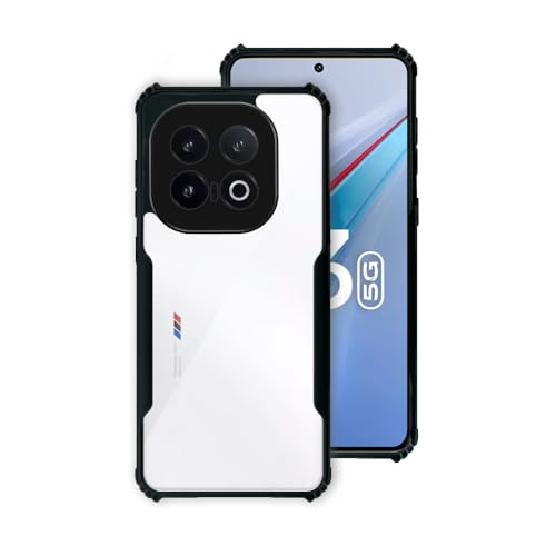 7-Seven 7SEVEN® Ipacky Back Cover for IQOO 13 5G Mobile Back Case Shock Proof Design Camera Edges Protection Crystal Clear Phone Case Precise Cutouts Matte Black Soft Bumper Phone Cover - Image 1