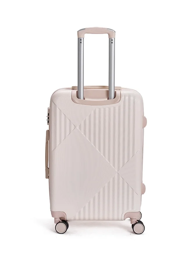 LIMRA Cabin Carry Check-In Luggage Trolley Size 20 inch Beige