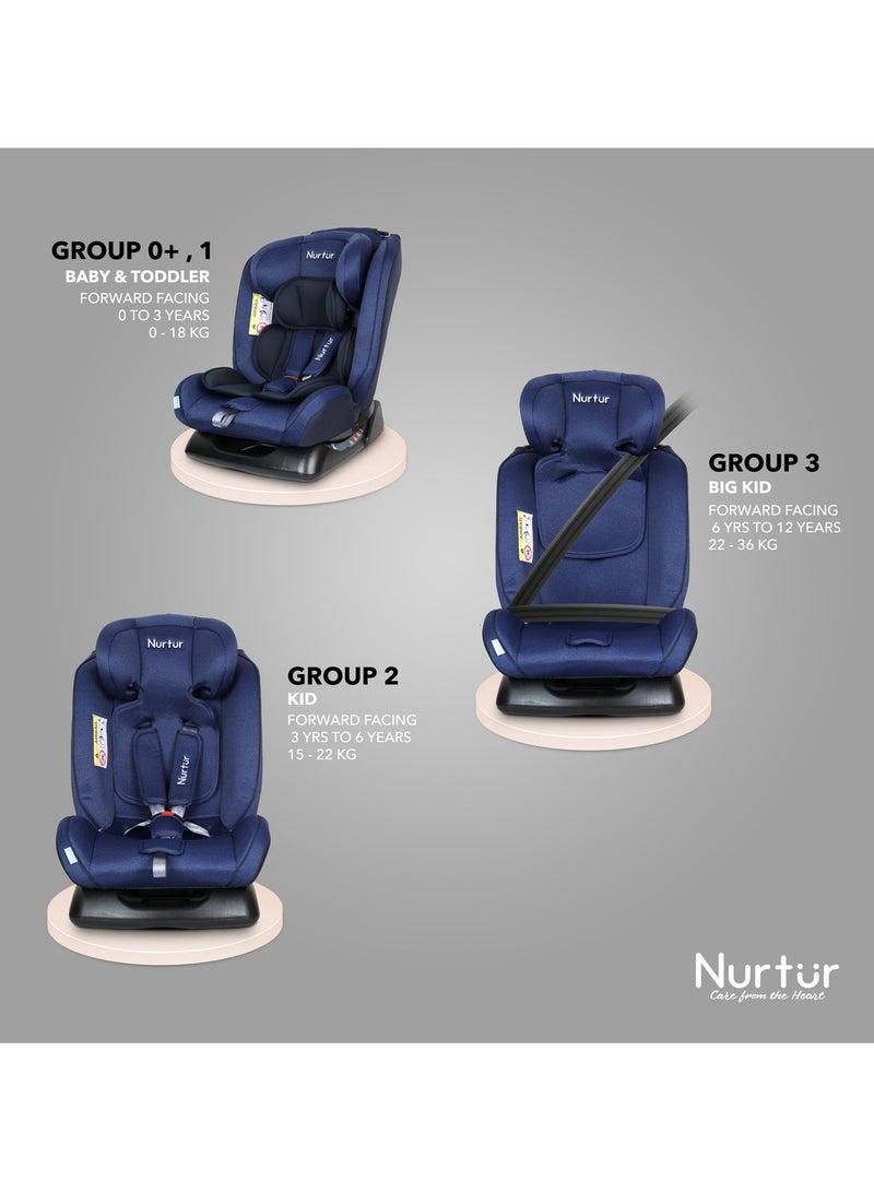 Nurtur Otto Baby 4 in 1 Car Seat  4 Position Recline 5Point Safety Harness - Image 5