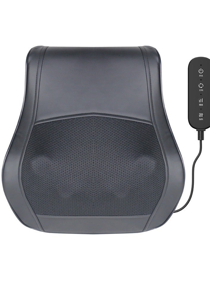 Y&D Massage Pillow Shiatsu Back Massager with Heat 3 Speeds 2 Massage Directions 8 Deep Tissue Kneading Nodes for Lower Back Neck Shoulders Muscle Pain Relief Use at Home Car - Image 1