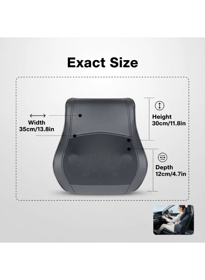 Y&D Home & Car Shiatsu Massage Pillow with Heat - 8-Node 3-Speed 2-Direction Deep Tissue Massager for Neck Shoulder Lower Back Pain Relief - Image 5