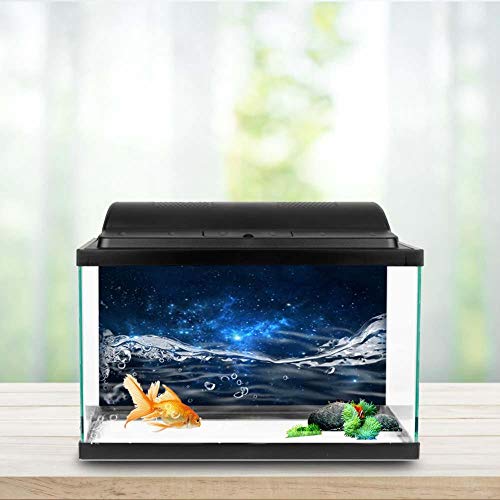 FILFEEL Aquarium Background Fish Decorations Pictures PVC Adhesive Poster Stars Backdrop Decoration Paper Cling Decals Sticker(76 * 30cm) - Image 2