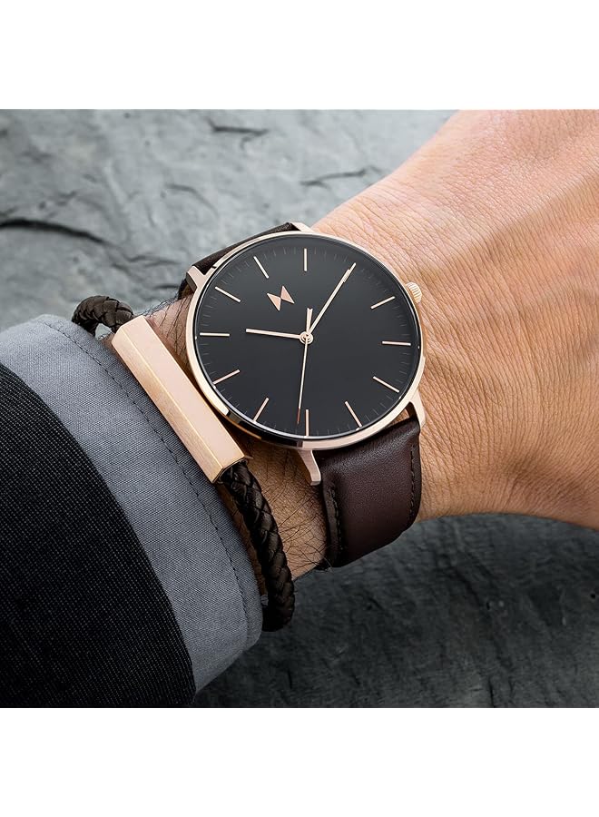 ام في ام تي سوار مضفر من الجلد للرجال 28200079 - Image 4