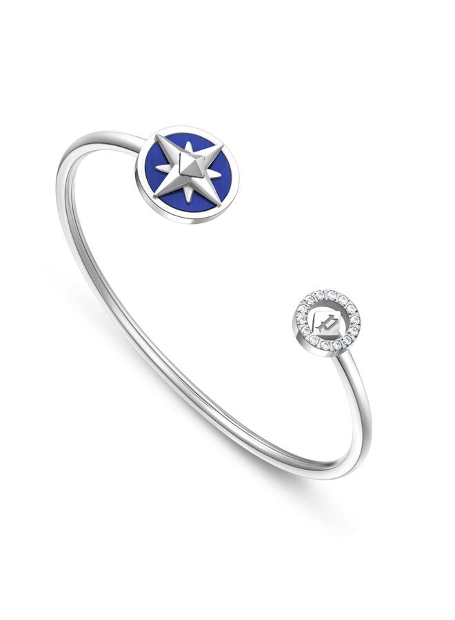 POLICE Lucky Star Bangle for Women Stainless Steel with LapisPEJLG0002002  - Image 1