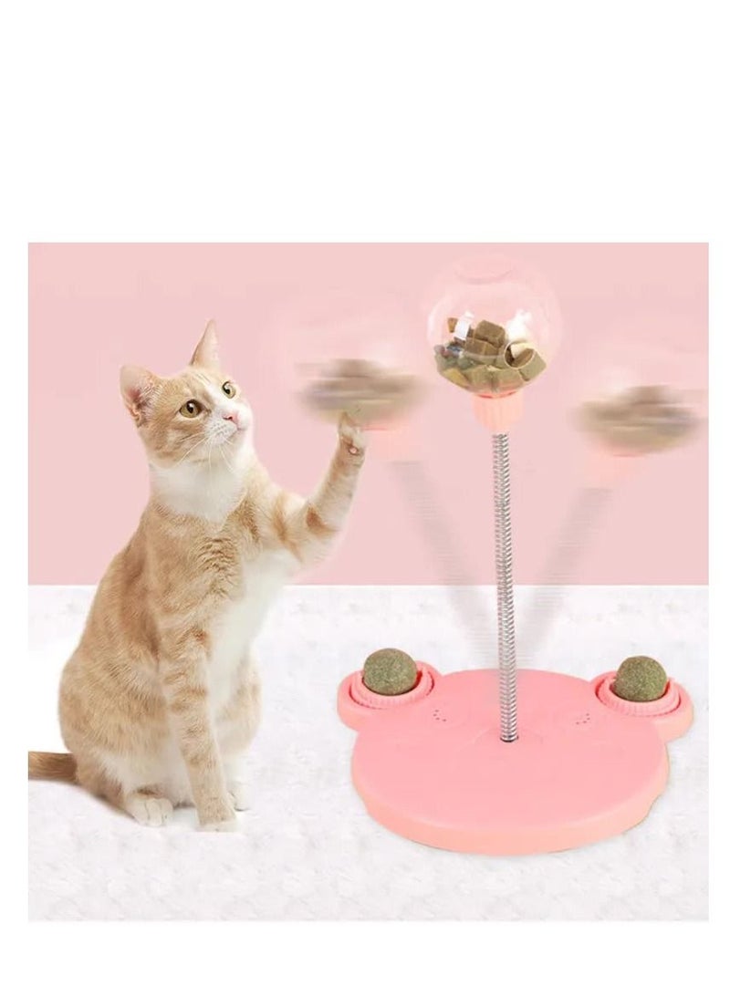 Cat Leaking Food Ball Interactive Treat toy - Image 2