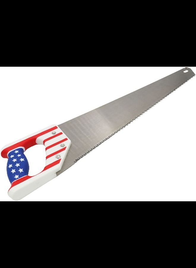 ABBASALI Professional Wood Hand Saw Hand Saws for Woodworking 18” American Flag - Image 1