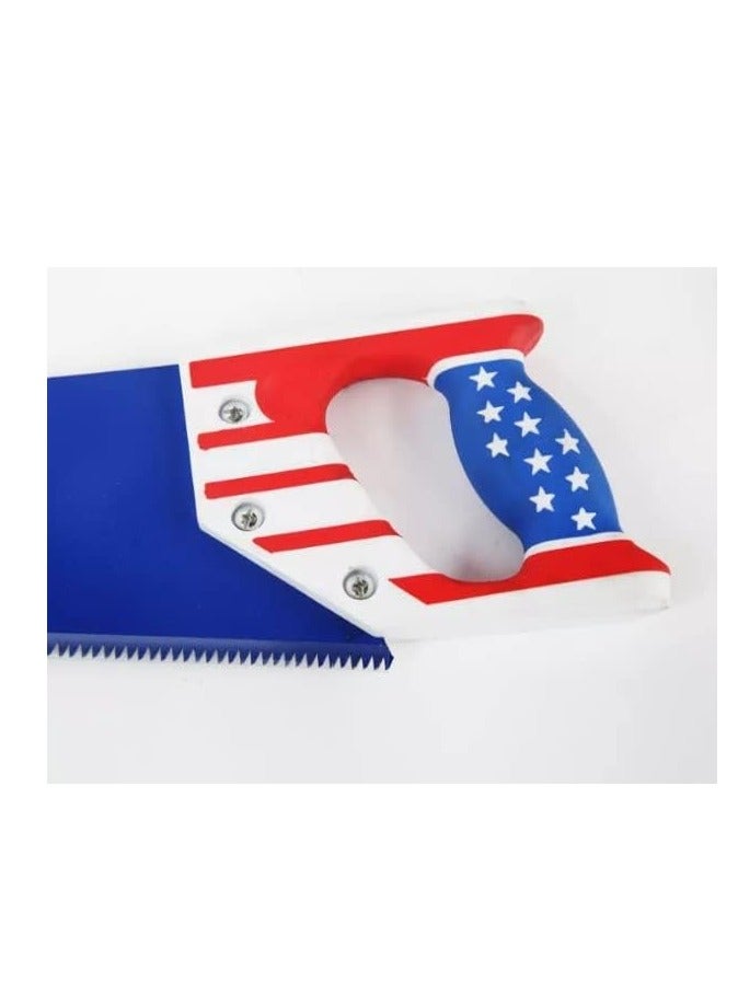 ABBASALI Professional Wood Hand Saw Hand Saws for Woodworking 18” American Flag - Image 3