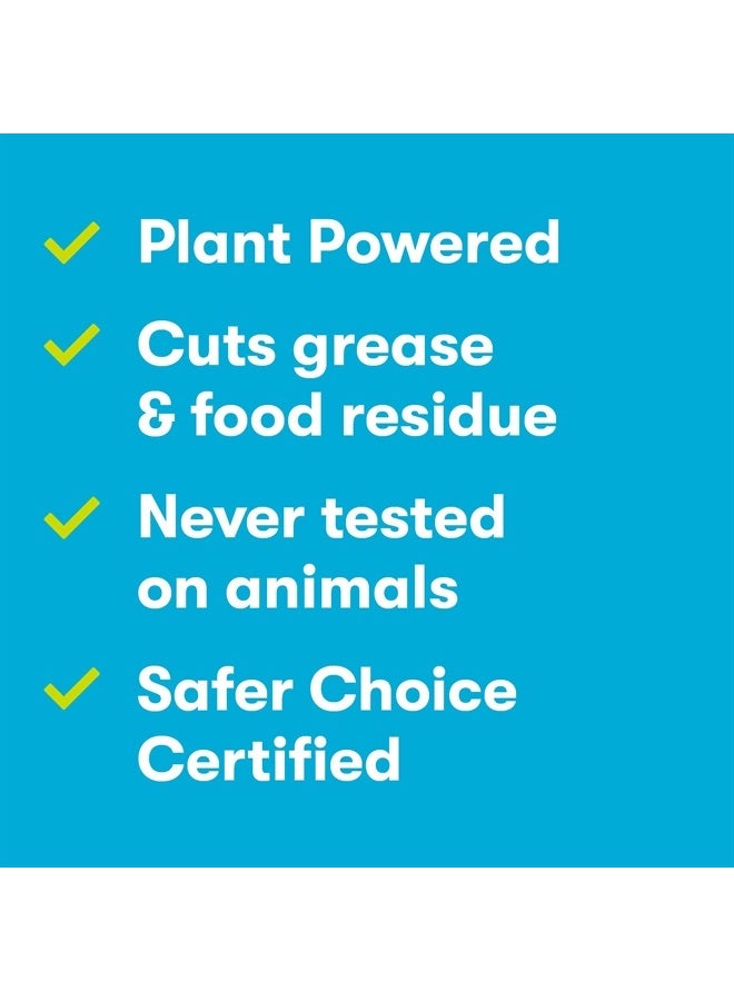 ECOS Dish Soap - Cuts Grease & Food Residue No Harsh Chemicals Hypoallergenic for Sensitive Skin Biodegradable Formula, Recyclable Sustainable Liquid Dishwashing Grapefruit (Pack of 2) - Image 2