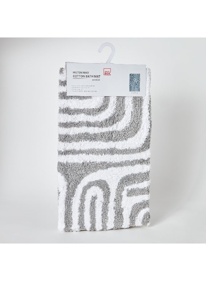 Home Box حصيرة استحمام قطنية ميلتون نيكو - 50x80 سم - Image 5