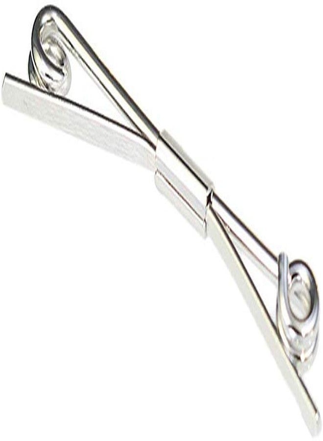 canjoyn Necktie Tie Clips Collar Bar Shirt Collar Stay Tie Pins Cravat Clips Silver Metal Collar Pin Jewelry Accessories - Image 3