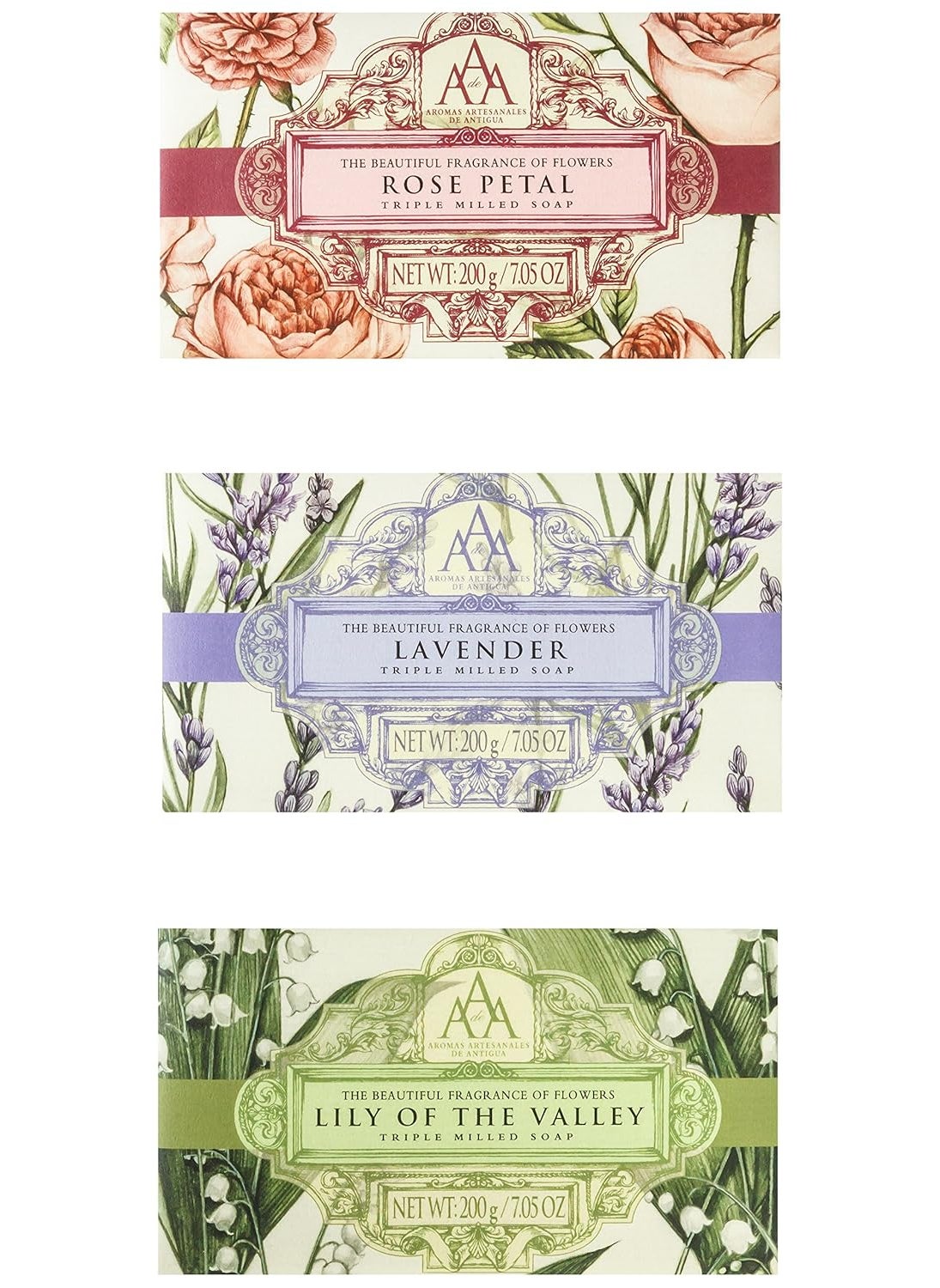 AAA DE AROMAS ARTESANALES DE ANTIGUA - AAA by Somerset Floral soap set by somerset 705 Fl Oz 92903 - Image 1