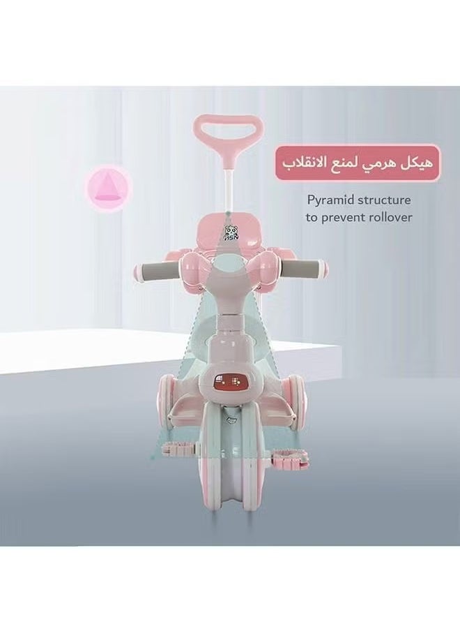 Arabest Children Bike, Kids Tricycle with Guardrail, Toddler 3 Wheel Stroller for Boys and Girls Ages 1-6 Years  - Image 5