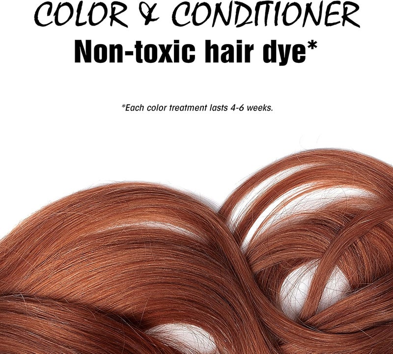Light Mountain Natural Hair Color & Conditioner - Organic Red Henna Dye with Botanicals - Image 4