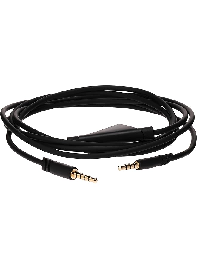 erorex A10 2.0M 6Ft Audio Aux Cable Wire Cord For Astro A10 Gaming Headsets With Inline Mute Button Need To Hold Button Or Flip Up Mic Boom To Mute Mic No Volume Control Wheel - Image 1