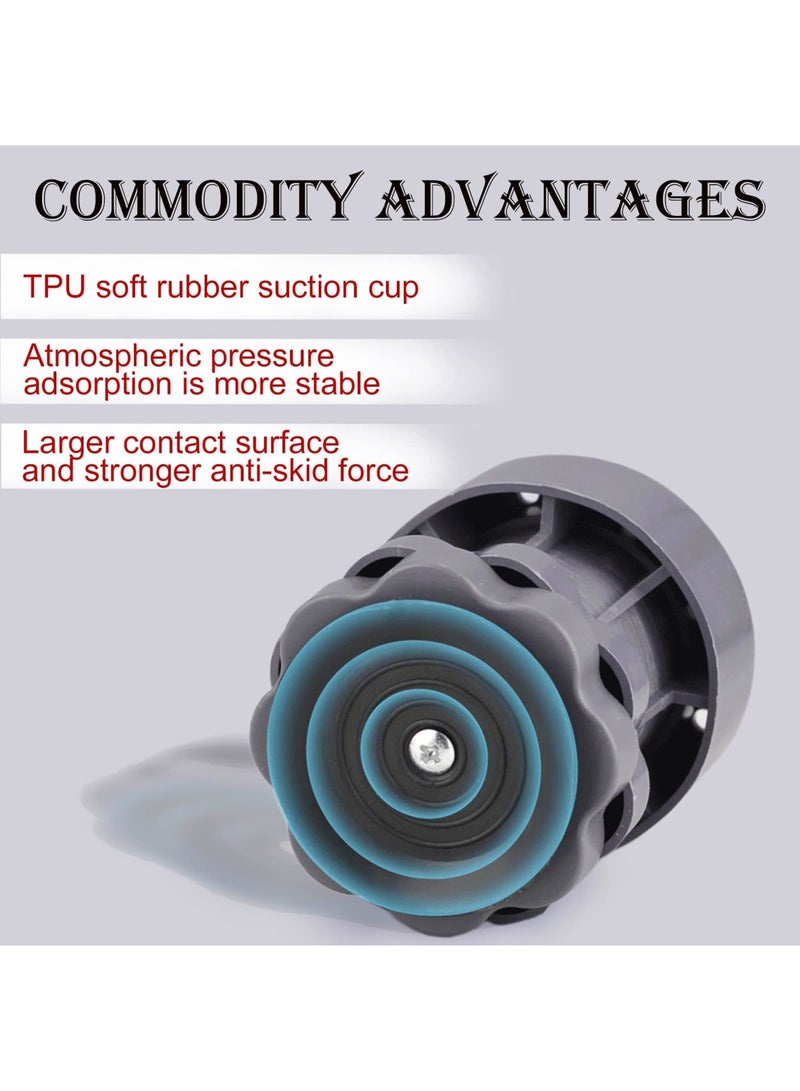 SYOSI Anti Vibration Pads for Washing Machine, 8Pack Adjustable Shock Noise Cancelling Washer Dryer Isolation Pad - Non-slip, Noise Cancelling, Anti-Slip Rubber Feet Pad Stabilizer, Fits Most Models - Image 2